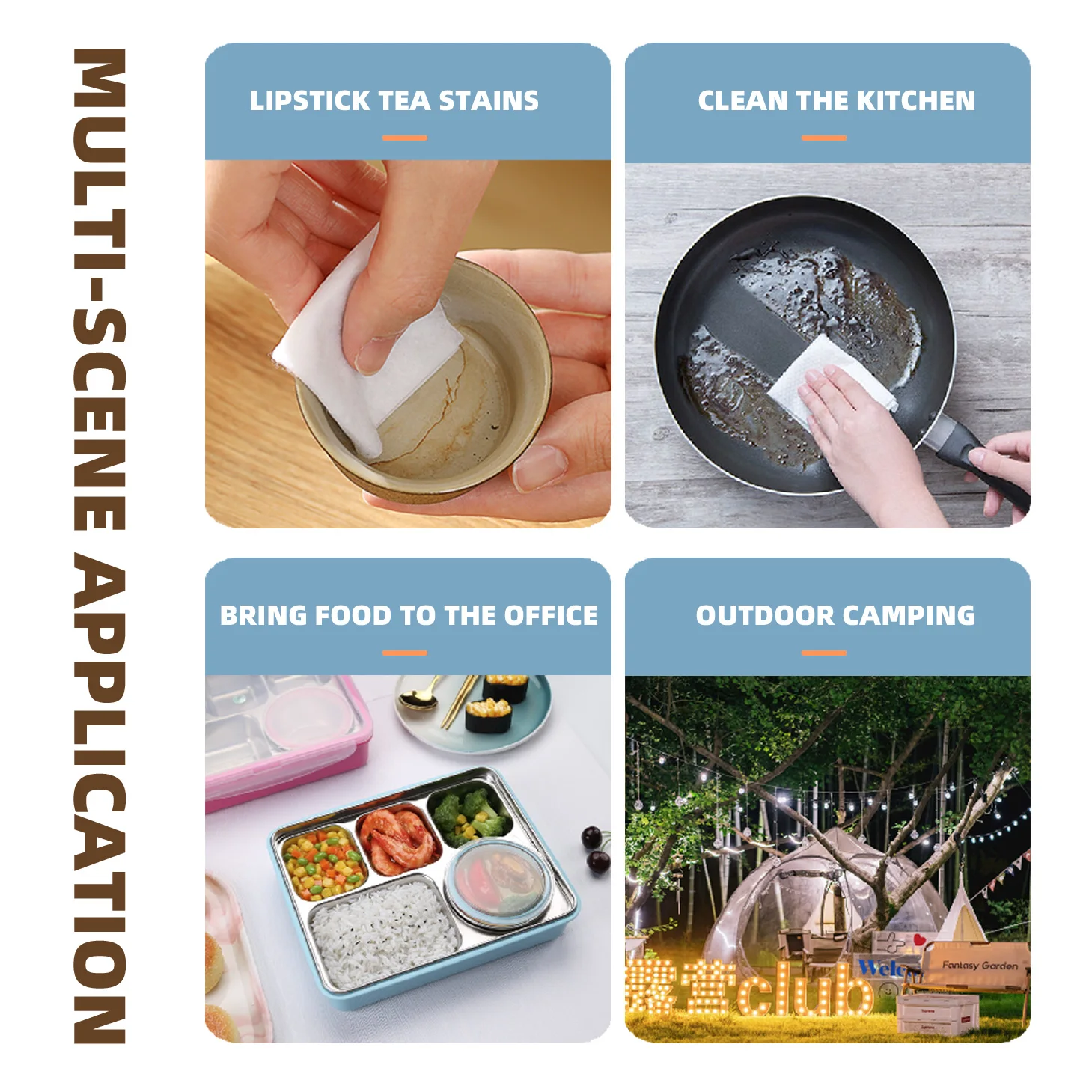 Disposable Lazy Rags Washable Kitchen Paper Thickened Microfiber Kitchen Towel Non Woven Cleaning Cloth