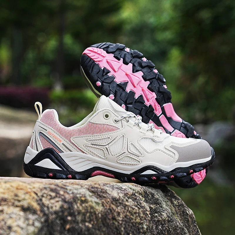 New styles Outdoor Breathable Hiking Shoes Camping Walking shoes men women Trekking Sneakers