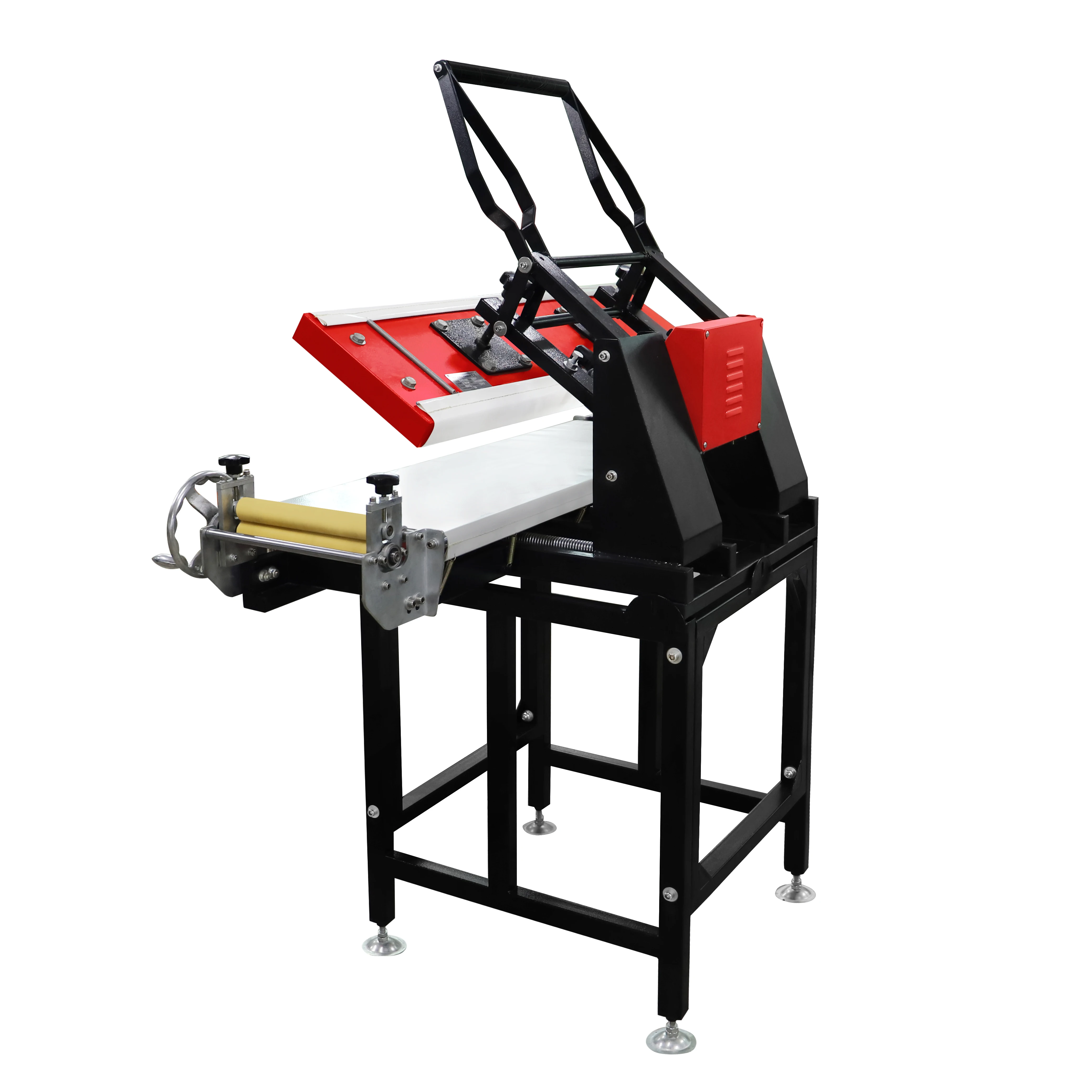 TES Ribbon rolls large format machines rotary double heating satin lanyard heat press transfer sublimation automatic roller