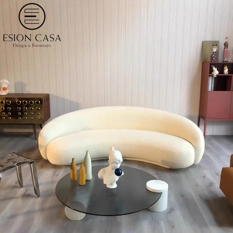 ESION CASA новейший дизайн стеклянный журнальный столик с пузырьковой поверхностью в итальянском стиле горячая Распродажа роскошный стеклянный журнальный столик