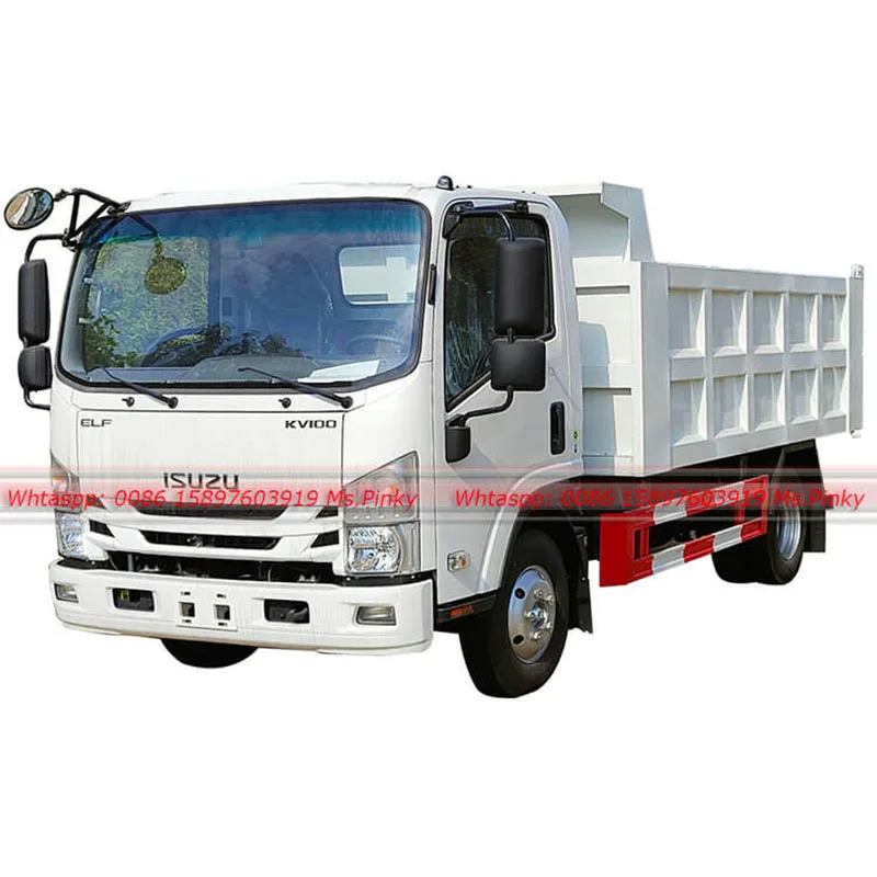 ISUZU KV100 Dump Truck 5Tons 6Tons Tipper Car Best Price for Sales
