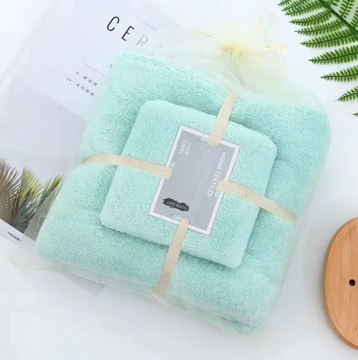 70*140cm Coral fleece towel High density Quick-drying Polyester-fiber BathTowel Beach Towel