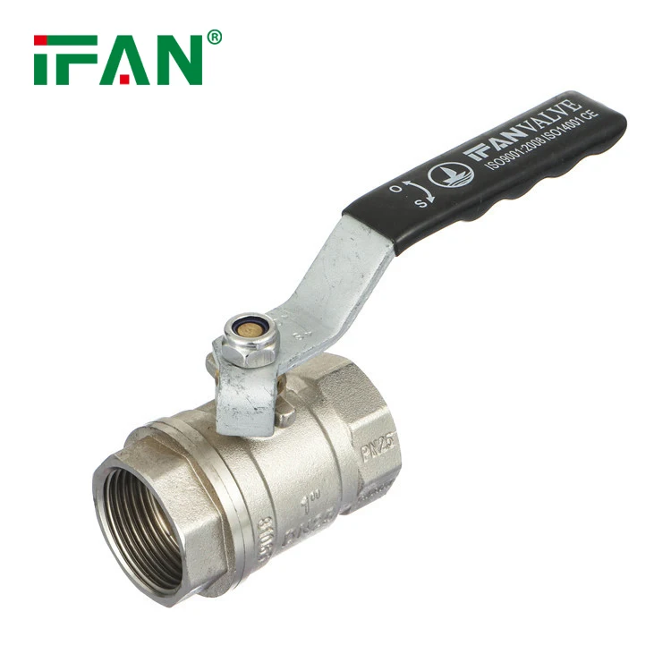 IFAN Customized Brass Threaded Ball Valve Forging Brass Body Manual Ball Valve