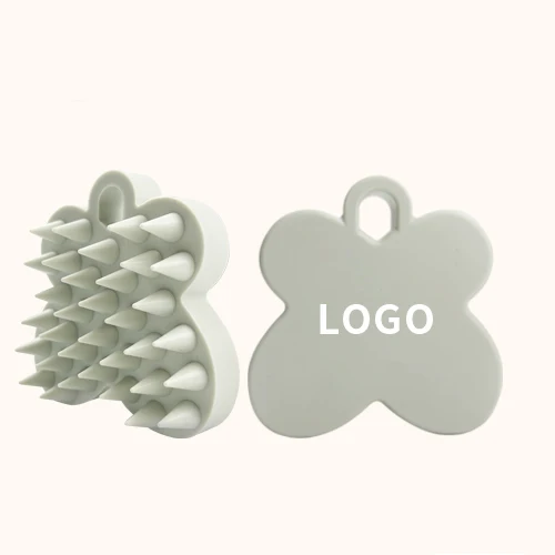 Silicone Scalp massage Brush Soft silicone Bath Shampoo Hair Brush for you and your pets