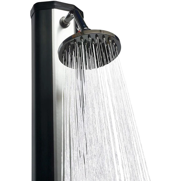 CYEN Best selling black 35L zinc alloy handle energy-saving solar power simple assembly good price outdoor solar shower