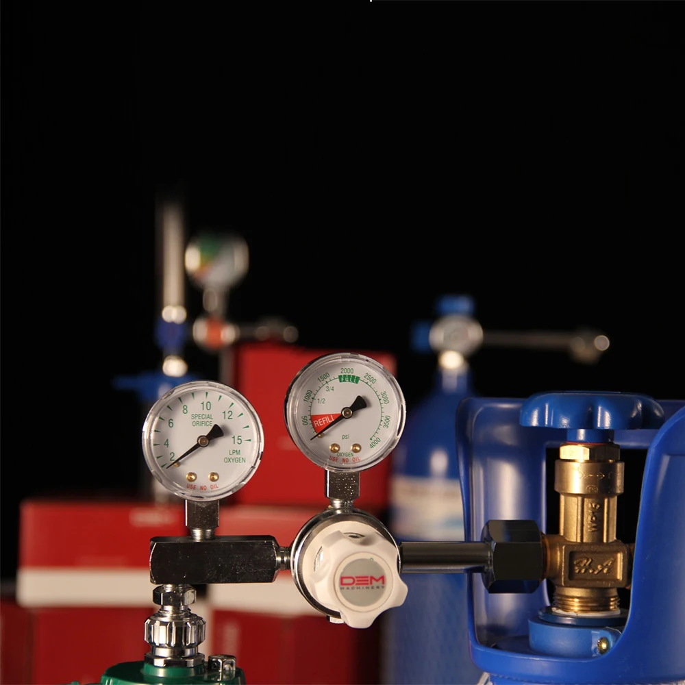 Универсальный медицинский кислородный латунный регулятор всасывания корпуса с