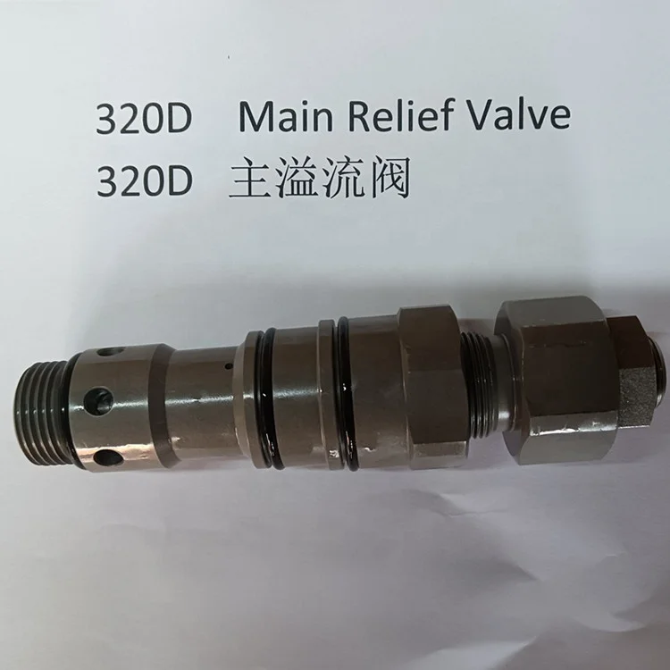 Excavator Parts Hydraulic Main Safety Relief Valve CAT320 Main Relief Valve For CATERPILLAR  Parts
