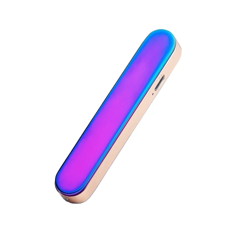 Оптовая продажа перезаряжаемая электрическая USB-зажигалка тонкая беспламенная катушка зажигалка для курения женский подарок персонализированный