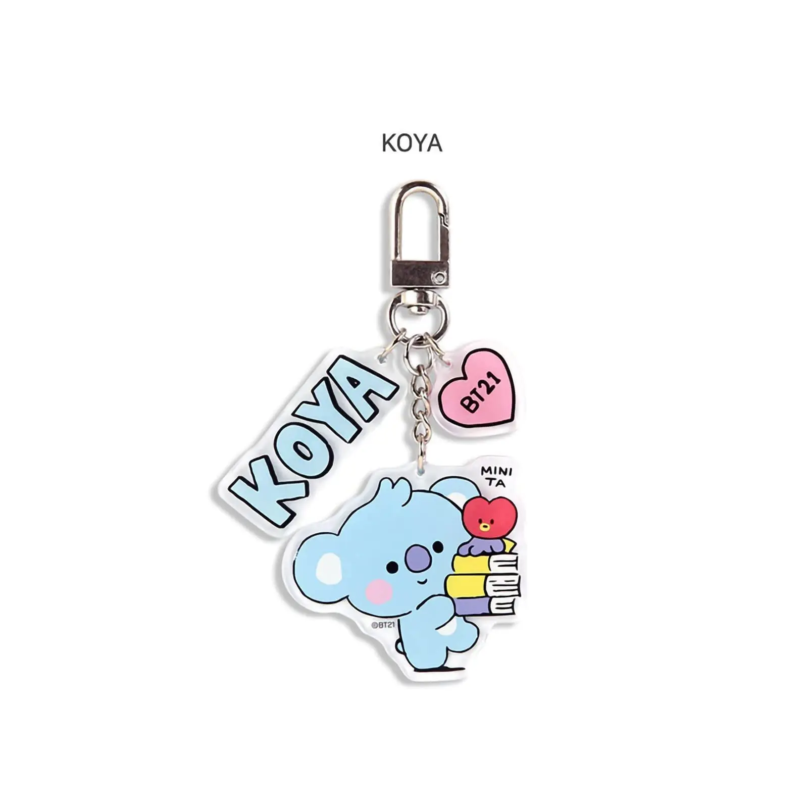 China supplier high quality BTS keychain custom logo image acrylic keychain plastic keychain