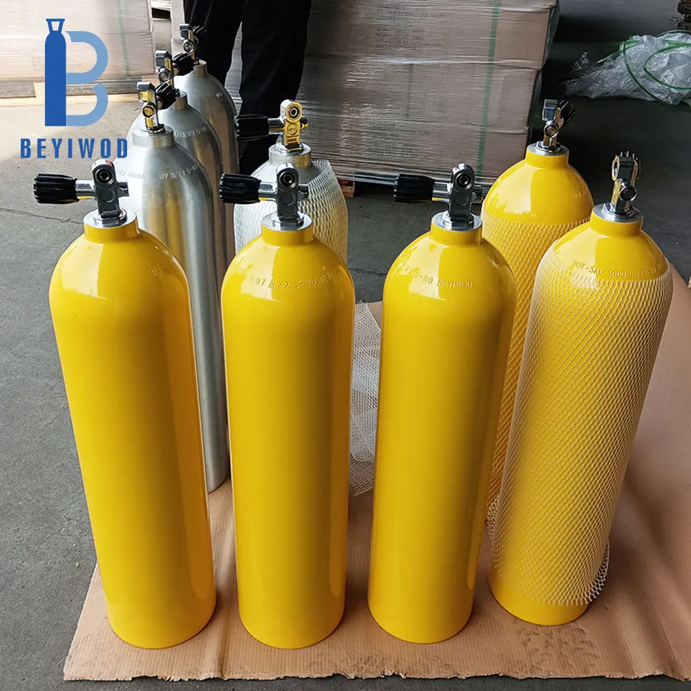 China cheap S80 11L 12L DOT3AL 3000psi Scuba Tank Diving Cylinder Scuba Air Tank For Scuba Diving/air Breathing