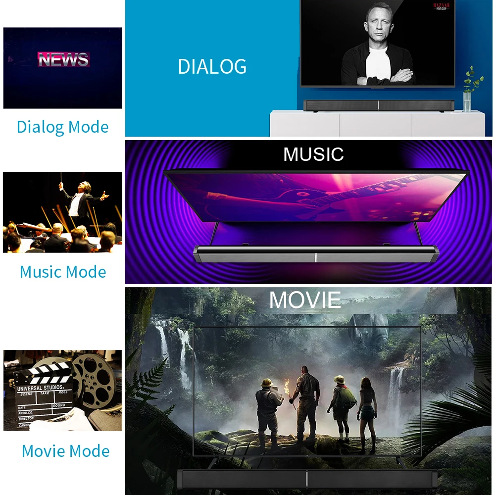 2019 ТВ домашний кинотеатр, звуковая панель BT, звуковая панель, акустическая система со встроенным сабвуфером