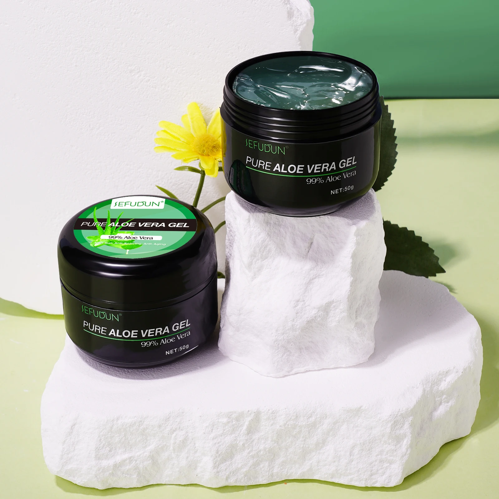 SEFUDUN face body care replenishing water anti-aging nature moisturizing soothing repairing skin pure organic aloe vera gel