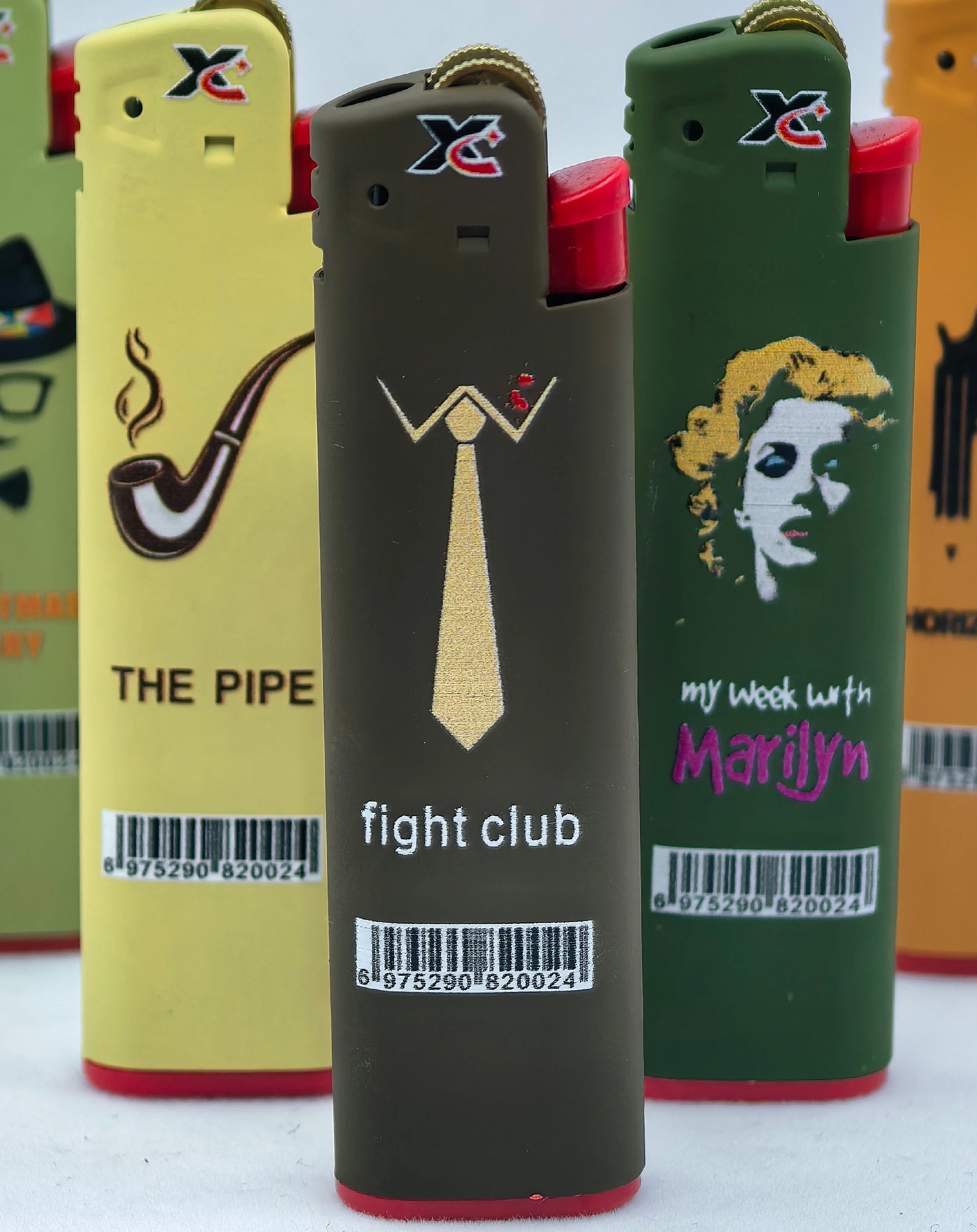 High quality fashionable refillable flint lighter for men