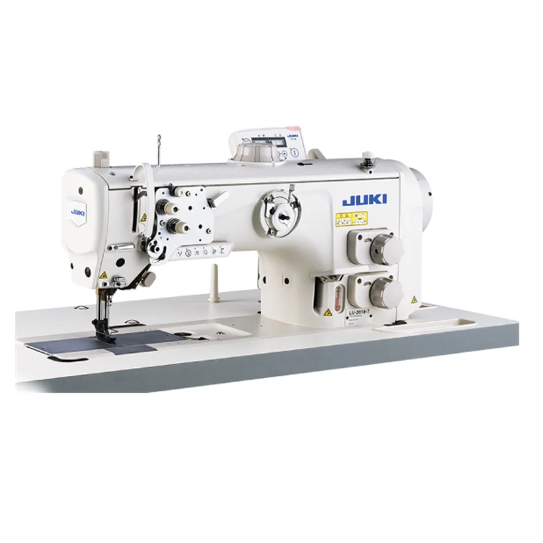 Jukis LU 2810 ESAL-7 Direct Drive High Speed Single Needle Unison Feed Lockstitch Machine with Automatic Thread Trimmer