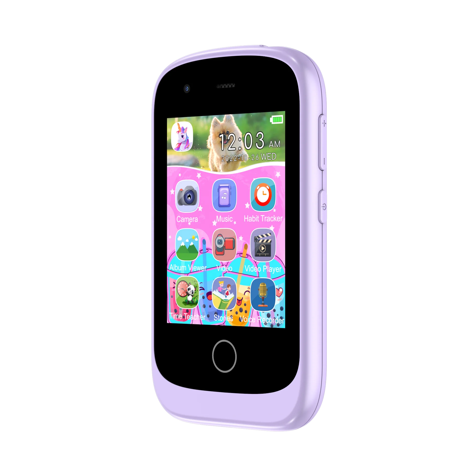 XA31 2.8 Inch IPS Kids Touch Screen Toy Cellphone With 17 Games,Smart Phone Toys Gifts for Children