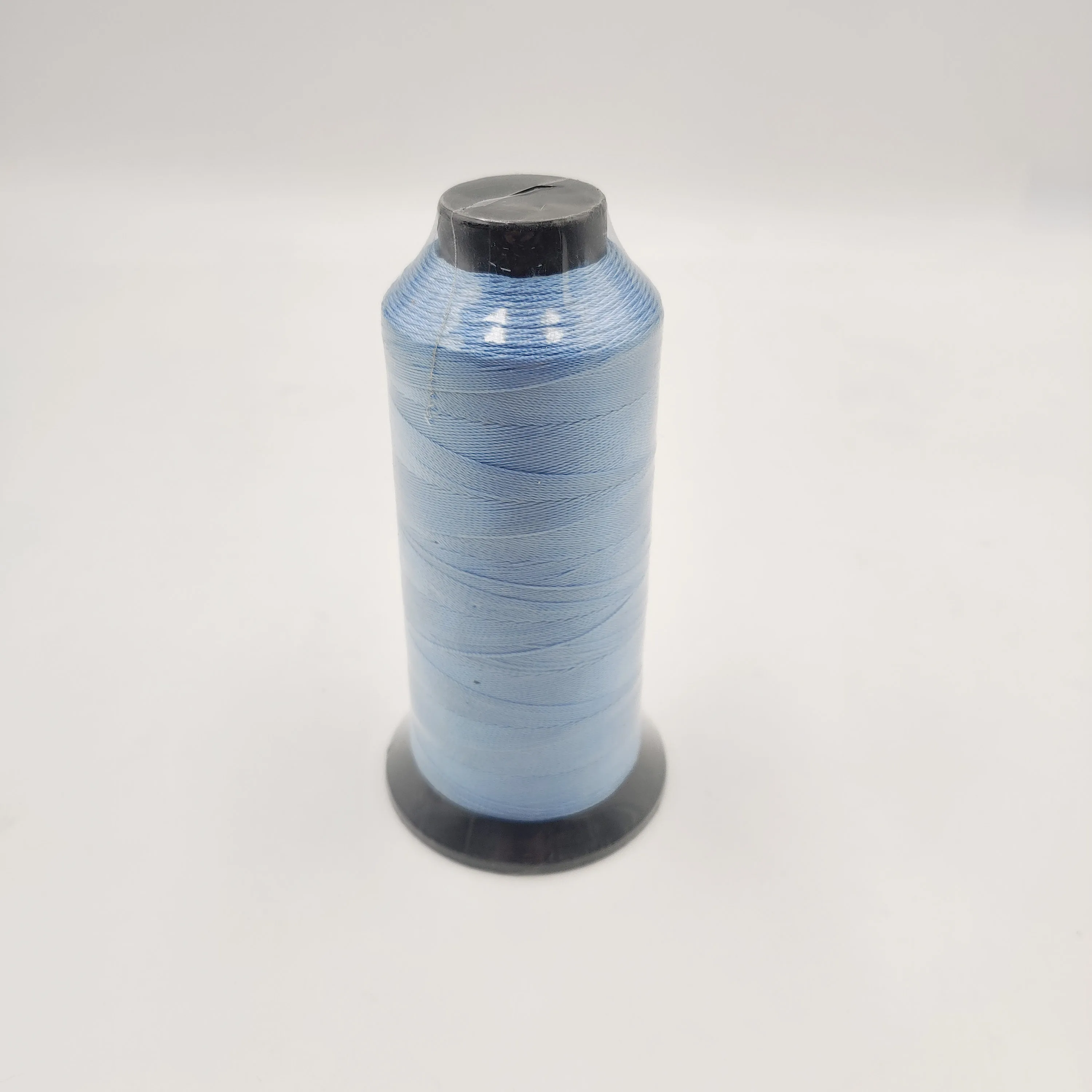 Factory Price Free Sample High tenacity sewing thread 100% Polyester colorful thread blue 500D/2 for bag