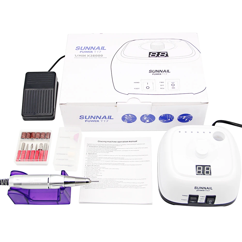 Высококачественная сверхмощная дрель для ногтей микромотор электрическая дрель для ногтей 35000 rmp инструменты для ногтей