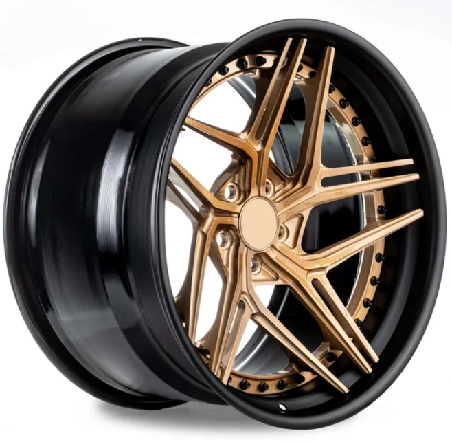 Racing Car Alloy Wheels 4Holes 5Holes 5*112 5*120 5*130 20 21 22 23 24 Inch 2Pieces Forged Wheels