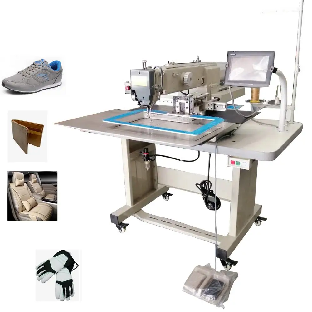 Computer Pattern Shoes Bag Industrial Sewing Machine Automatic 2010 3020 Computerized Pattern Sewing Machine