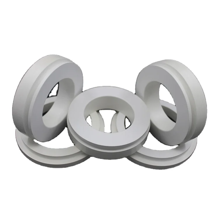 99% Hot Pressed Boron Nitride HPBN Ceramic Insulation Rings for High Temperature Furnace