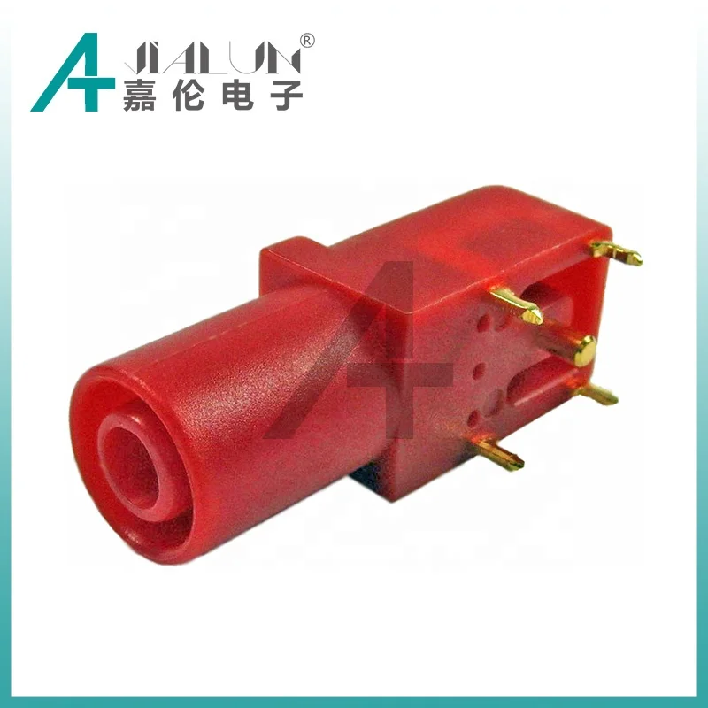 JIALUN Shrouded Socket Mates with Plugs 4mm Banana Jack PCB Plug