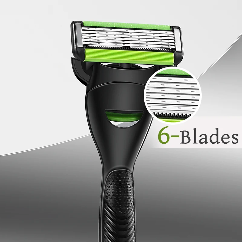 Wholesale Six Shaver Blade Men 6 Blade Shaving Razor 6 Blades