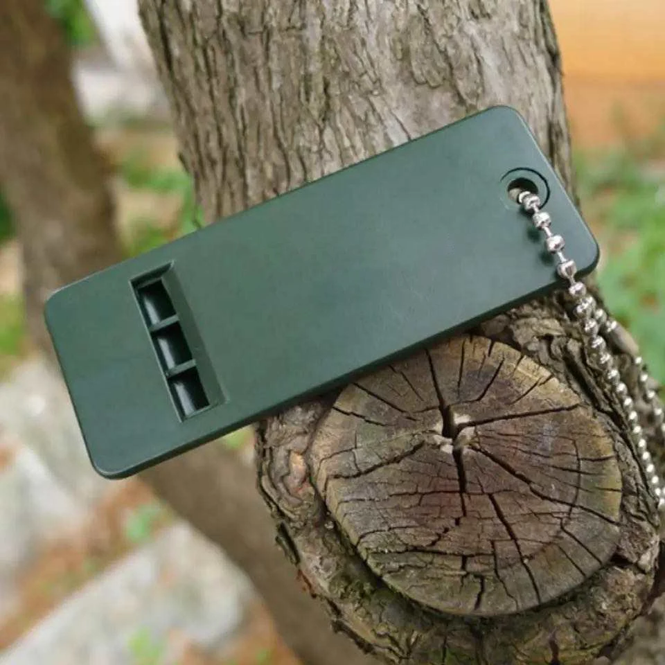 Lightweight Three-frequency Outdoor Survival Whistle Referee Camping Hiking Emergency Whistle