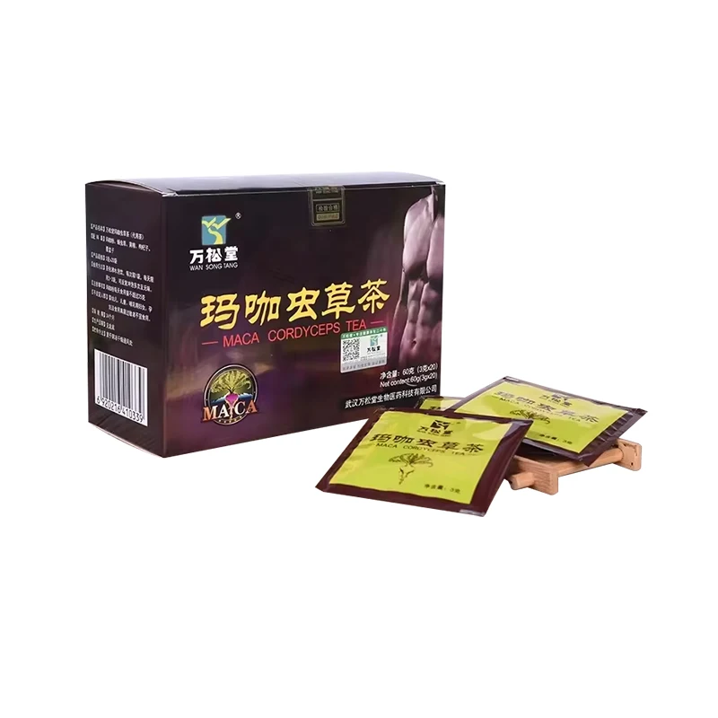 OEM дизайн частная торговая марка Maca Energy tonic Tye Cordyceps производитель чая для мужчин энергетические чайные пакетики