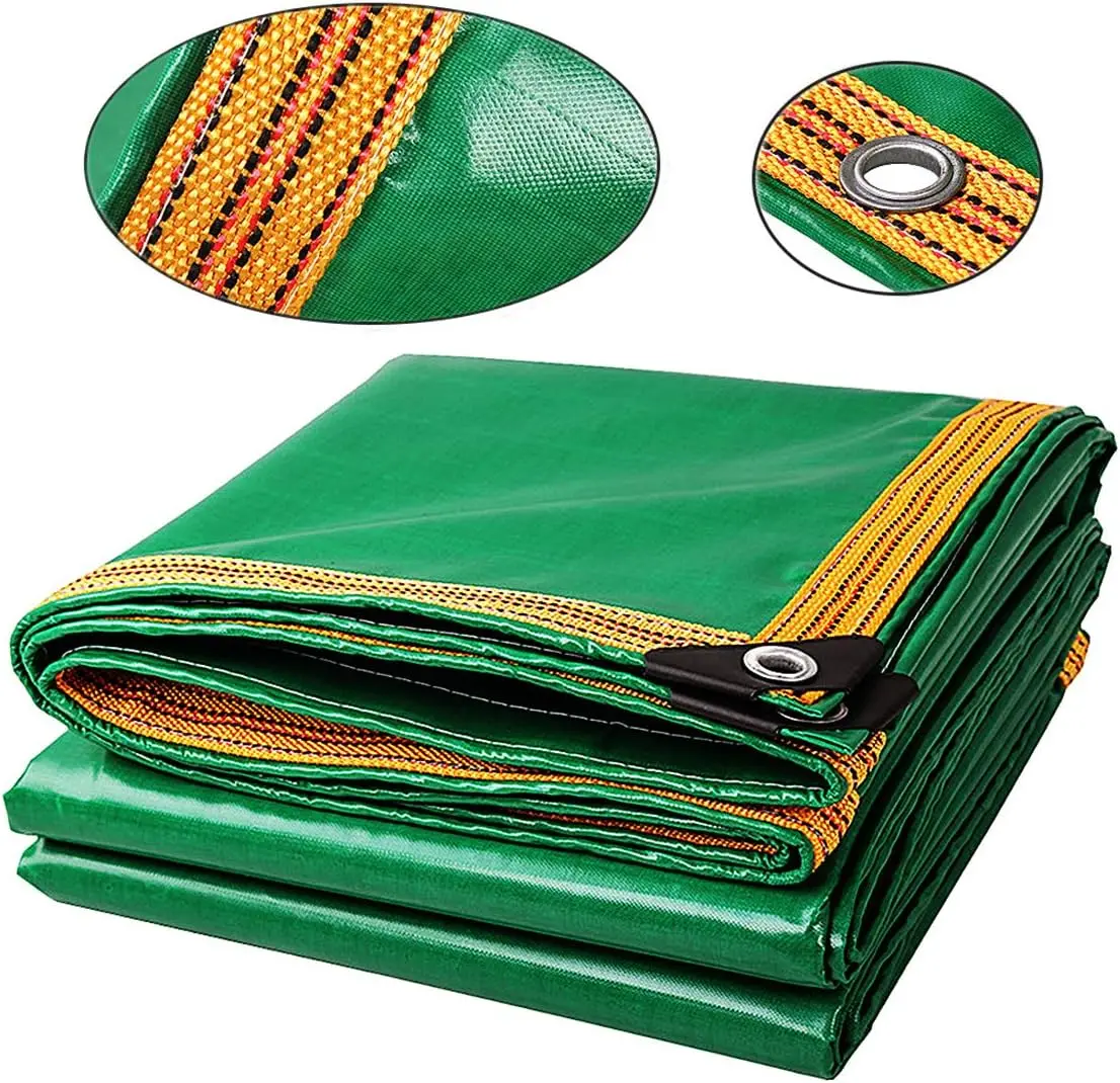 Tarpaulin Waterproof Heavy Duty 3m x 4m 115 GSM Blue Tarps Sheet for Furniture Ground Multipurpose Covers