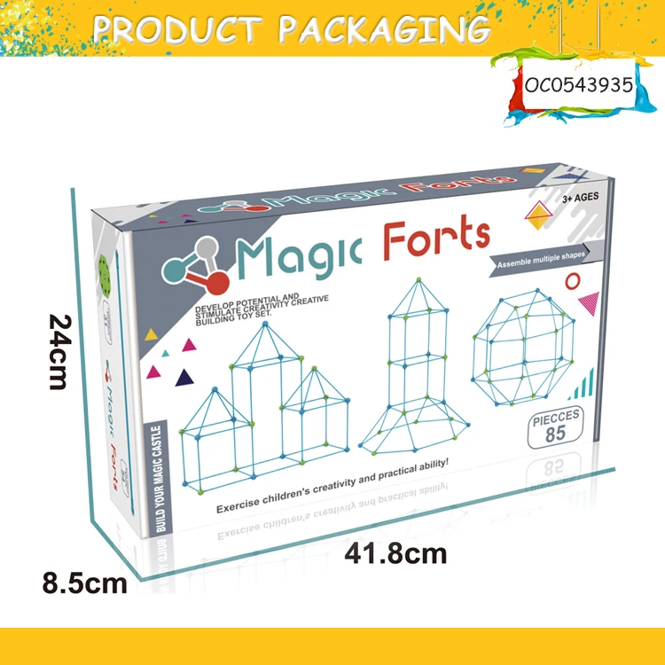 Guangdong plastic diy building blocks toys fort building kit tent