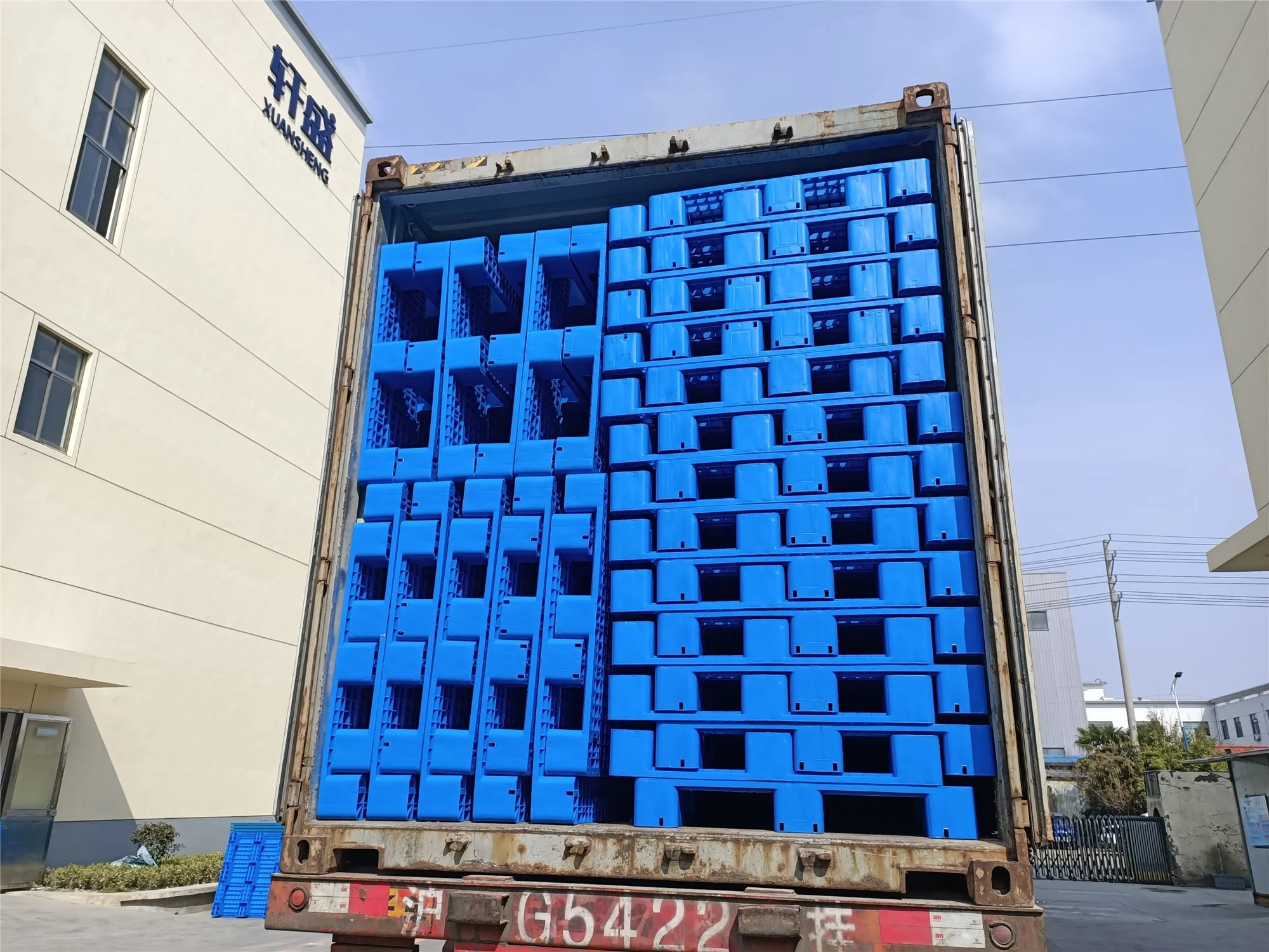 Single Side Heavy Duty Static Load 1.5T Stackable Pallet