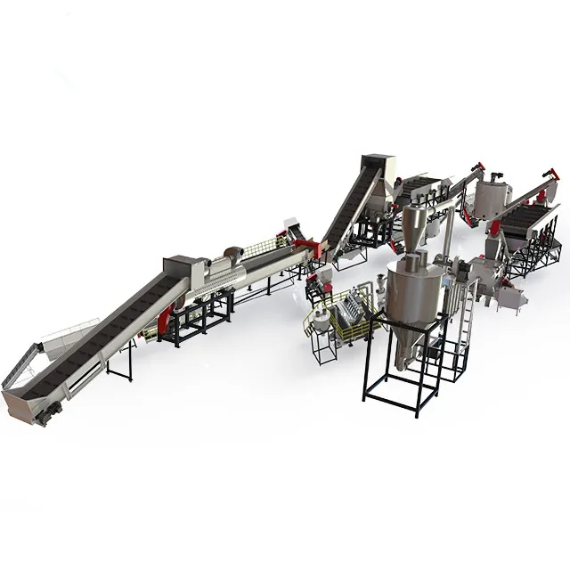 China manufacturing Plastic drinking bottle washing equipment PET recycling machine