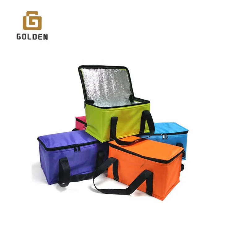 Golden Comercial Portable Gloss Pvc Cylindrical Women Portable Gloss Large Capacity Cooler Bag Custom Logo Insulated For Shipp