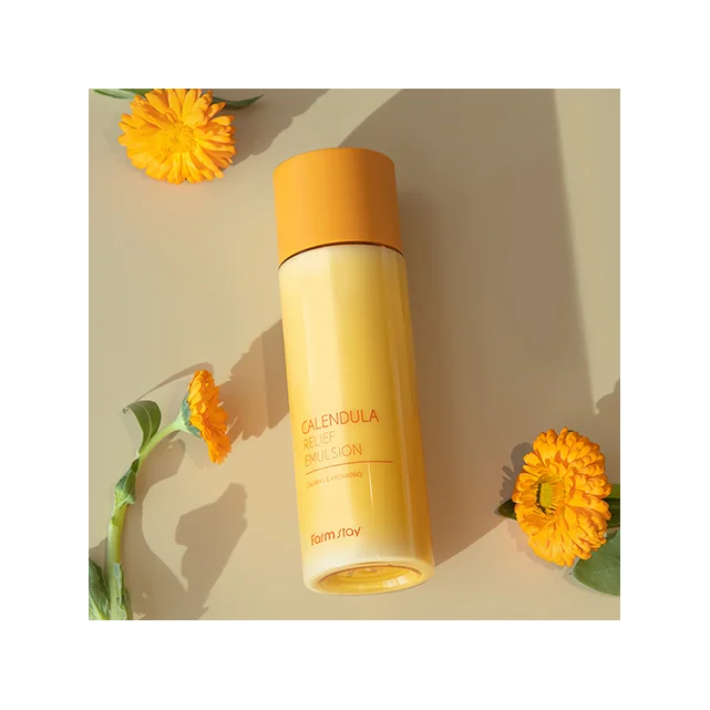 Farmstay Calendula Repair Essence Emulision Moisturizing Refreshing Oil Oil Control Shrinking pores Soothes Emulision