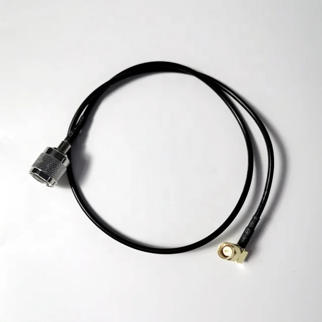 Right Angle SMA Male Plug to TNC Male Plug RF Connector RG174 Cable Assembly Jump Cable