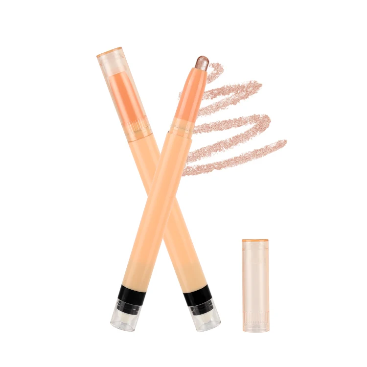 New Product Custom Logo Glitter Eyeshadow Waterproof Eye Shadow Long-lasting High Pigment Chrome Eyeshadow Stick