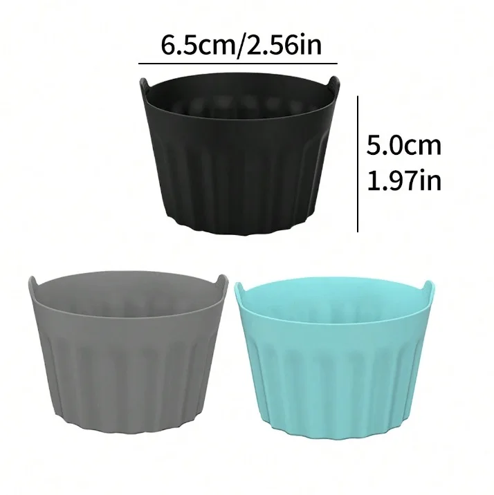 Oven Safe DIY Pastry Supplies Silicone Baking Cups Silicone Large Muffin Cases Air Fryer Egg Poacher for Oven Air Fryer