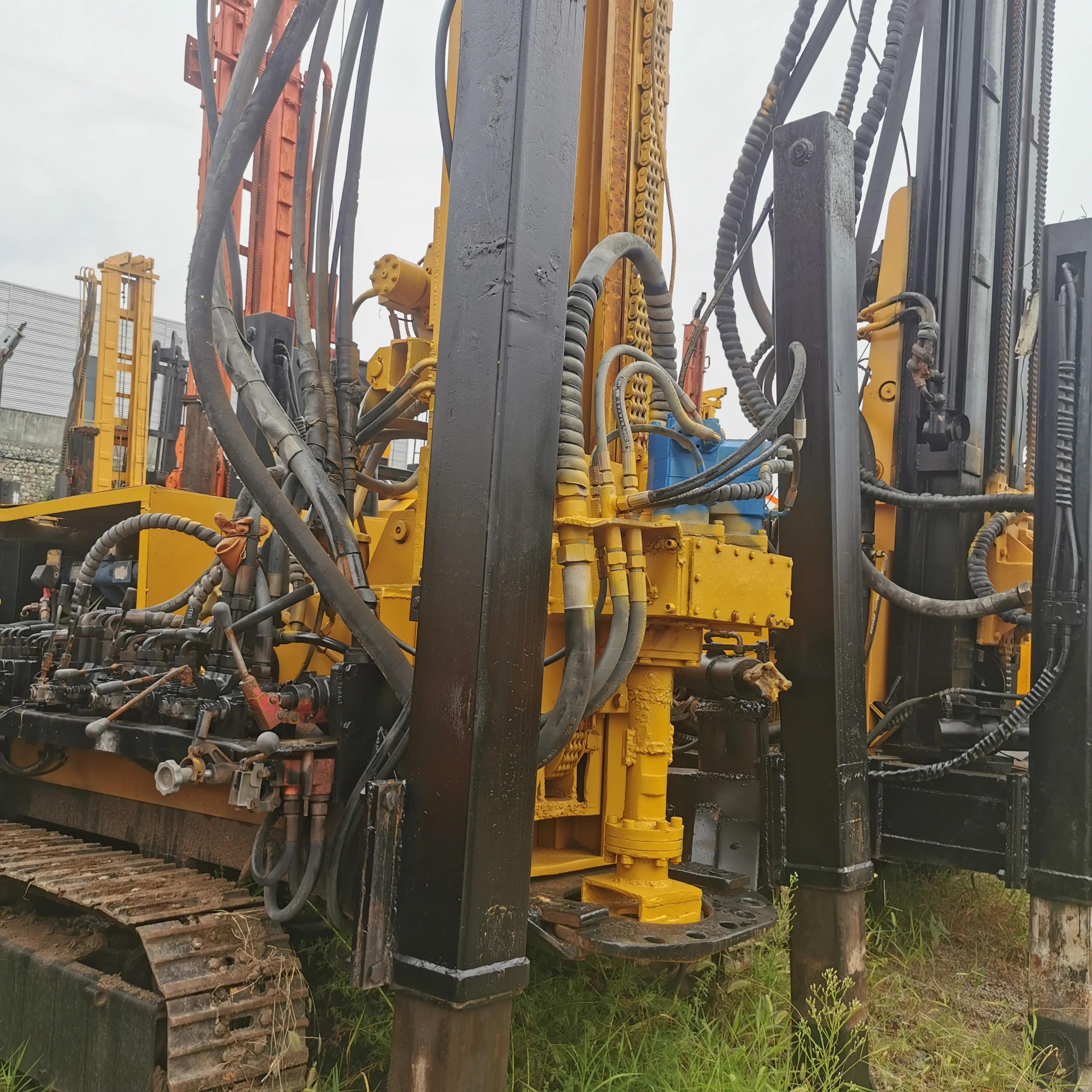 Буровая установка для бурового оборудования б/у JKL300 300 м глубина 3 6 высота башни хорошее состояние буровая водяных скважин