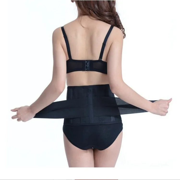 Lumbar Back Support Brace Breathable Mesh Four Steels Back Protection Plate Lumbar Support Belt