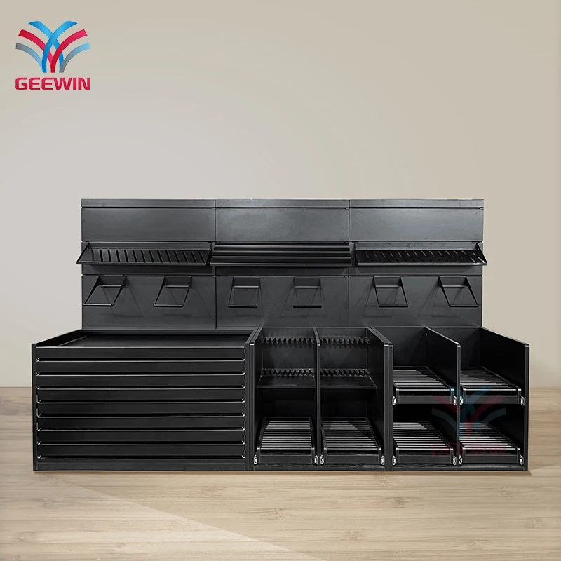 Showroom Double Side Wooden Floor Display Laminate Parquet Stand For Hardwood Board Shelf Display Rack Tile Sample Holder