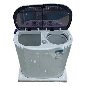 Semi automatic washing machine, large capacity household double cylinder double barrel wave wheel, small swing drying