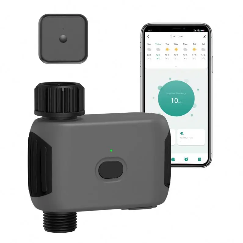 Smart home watering irrigation timer farm drip watering controller patio sprinkler timer wifi auto water timer