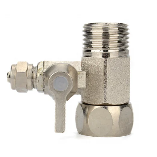 Тройник для водоочистителя, входной тройник с трехступенчатым фильтром от 1/2 до 1/4 дюйма, шаровой клапан, соединитель для деталей станка для чистой воды RO