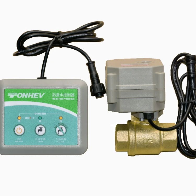 Hot Wired DC3V BSP/NPT 1' Water Leak Protection Electric 2 wires control Brass Valve