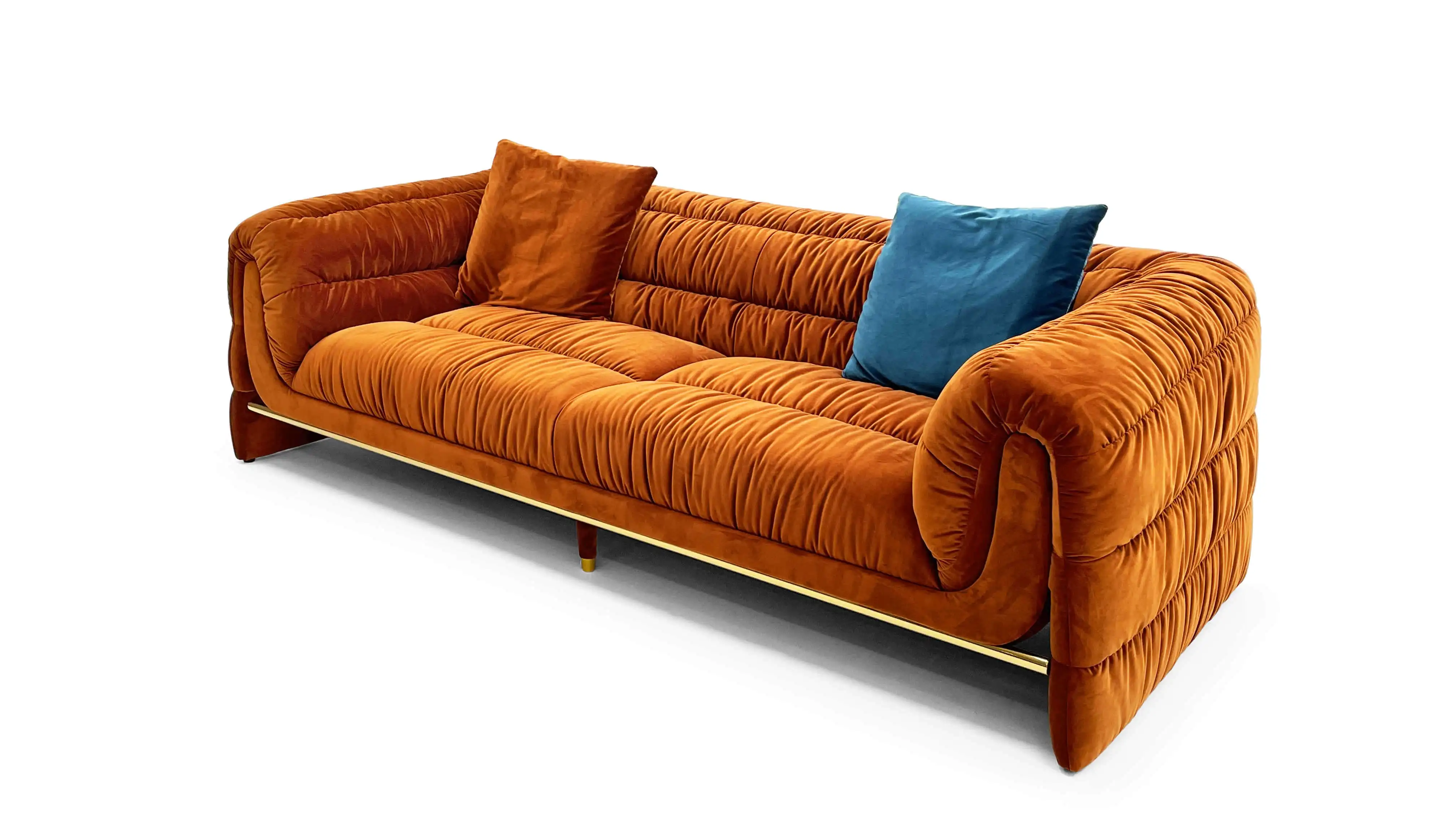 Modern Modular Corner Sectional Sofa New Design Leather Fabric Convertible for Living Room Hotel Hall Floor Upholstered Couch