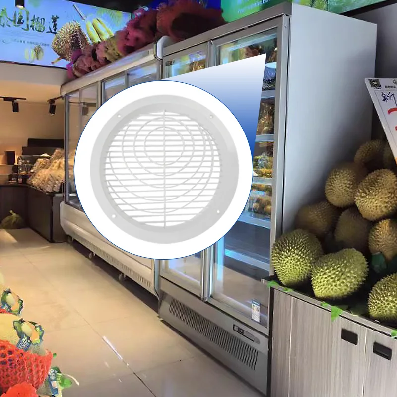 Fan Protection Net Cover for Refrigerators Drink Display Showcase or Flower Refrigerator Internal Fan Protection Cover