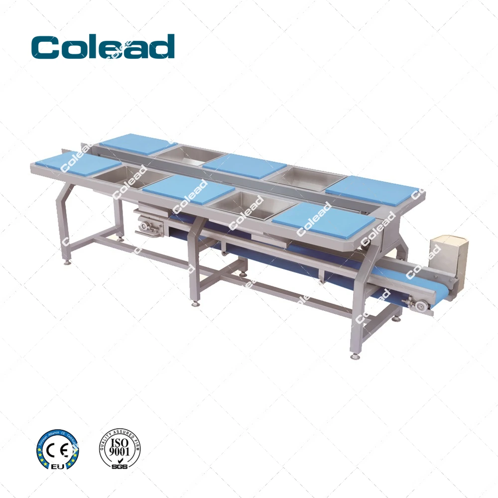 Colead factory direct  4 station vegetable manual picking station for food industry