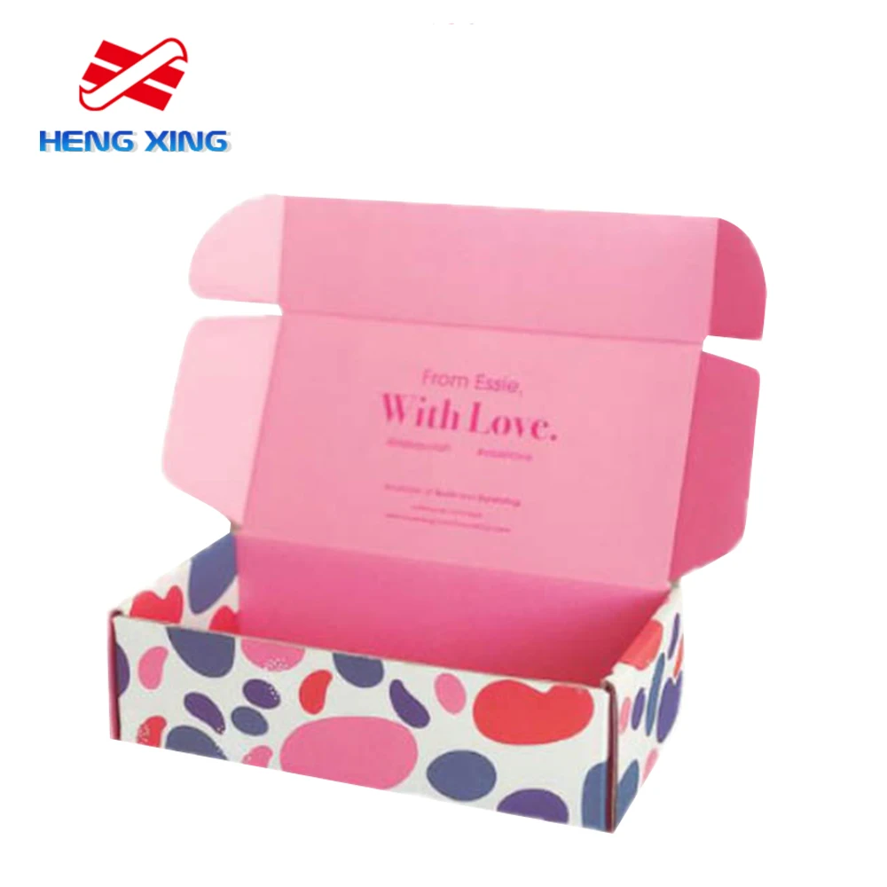 HENGXING custom design paper box clothes shipping mailer box shipping boxes custom logo