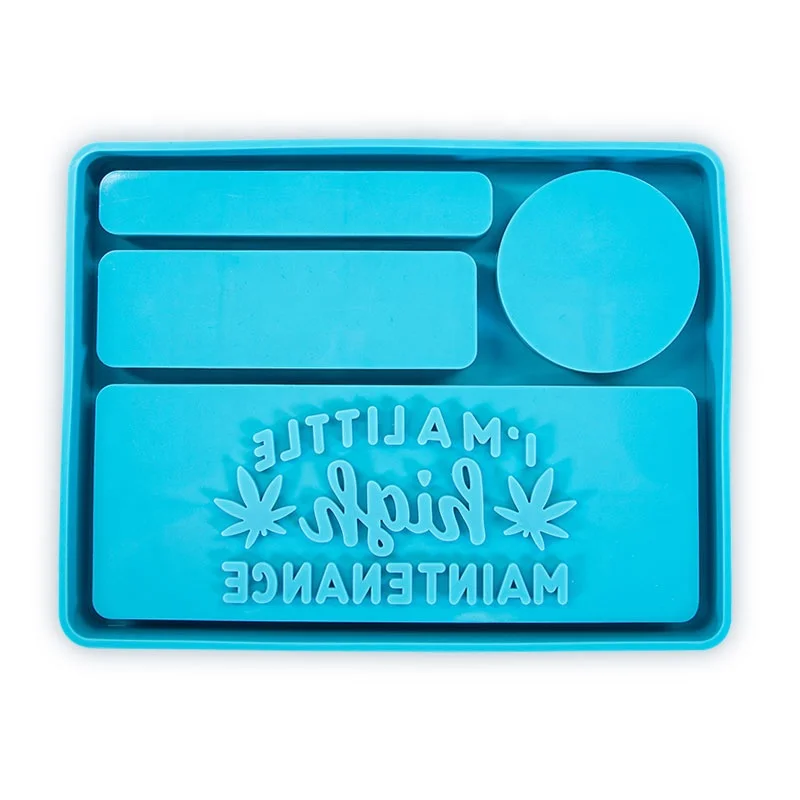 UKETA Многофункциональный эпоксидный поднос для макияжа, Силиконовый поднос, форма для смолы, поднос