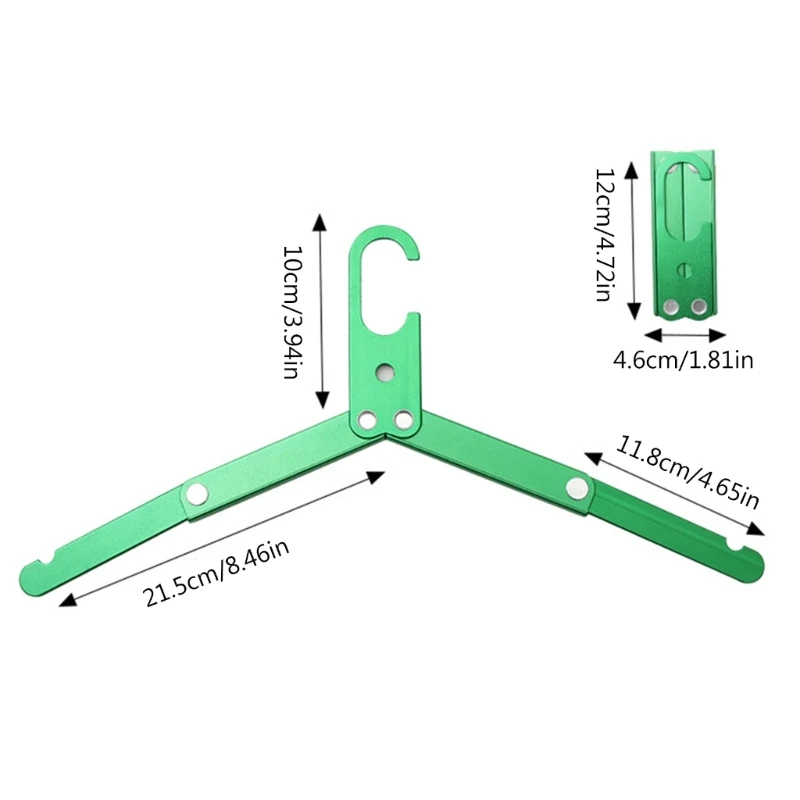 Multifunction Folding Aluminum-Alloy Travel rack Portable Coat Hanger Clothes Hanger Travel Clothes Hanger